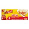 6985 - Glad Fold-Top Sandwich Bag - 180 Bags (Case of 12) - BOX: 