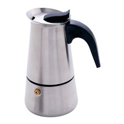 7284 - Uniware S/S Espresso Coffee Maker 6 Cups - BOX: 12 Units