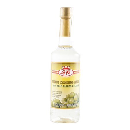 7652 - La Fe Cooking Wine, White - 25.4 fl. oz. (Case of 12) - BOX: 