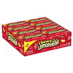 7835 - Lemonhead Chewy Redrific - 24ct - BOX: 12 Pkg