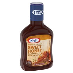 17452 - Kraft BBQ Sauce Sweet Honey - 18 oz. (Case of 12) - BOX: 