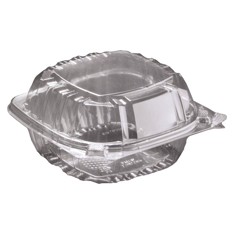 17608 - Clear Hinged Container 6x5.75x3 - 500ct - BOX: 