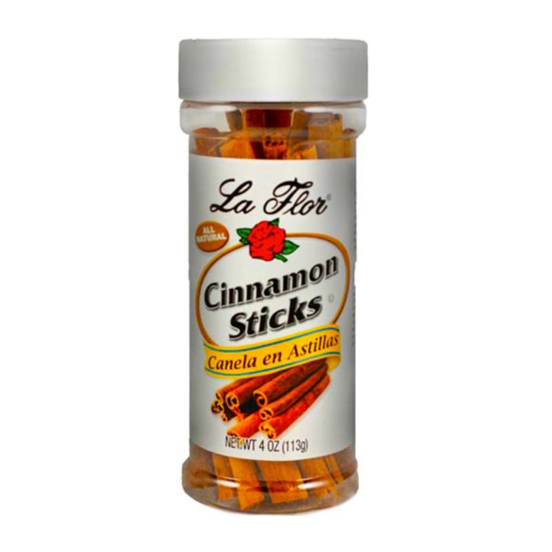9600 - La Flor Cinnamon Sticks, 4 oz. - (Pack of 12) - BOX: 
