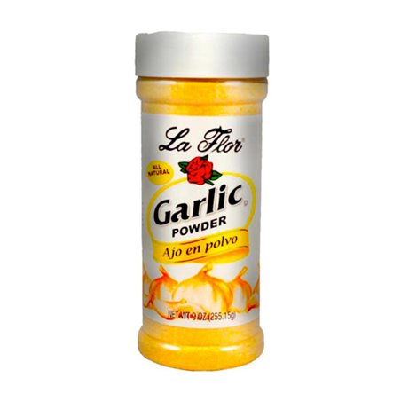 9608 - La Flor Garlic Powder, 9 oz. - (Pack of 12) - BOX: 