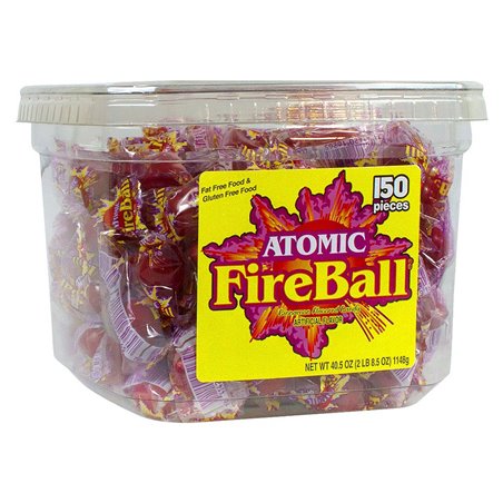 6455 - Atomic Fire Ball Jar - 150ct - BOX: 4 Pkgs
