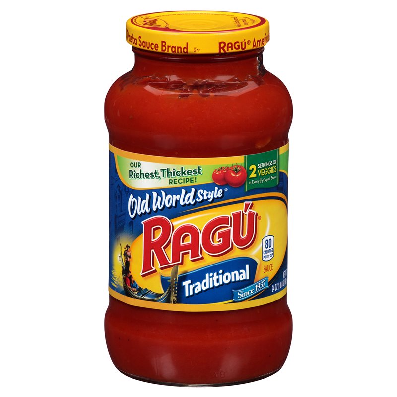 17733 - Ragú Traditional Pasta Sauce - 24 oz. (12 Pack) - BOX: 