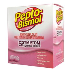 10144 - Pepto-Bismol Chewable Tabs - 25ct - BOX: 