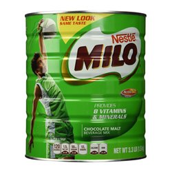 9934 - Nestle Milo Chocolate Malt Beverage Mix - 3.3 Lb. - BOX: 6 Units