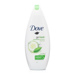 17738 - Dove Body Wash, Go Fresh Cucumber - 700ml - BOX: 12 Units