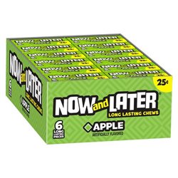 10162 - Now & Later Apple 25¢ - 24/6pcs - BOX: 12 Pkg