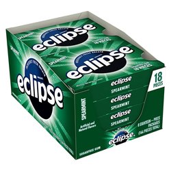 10166 - Eclipse Gum Spearmint - 8/18 Pcs - BOX: 18 Pkg