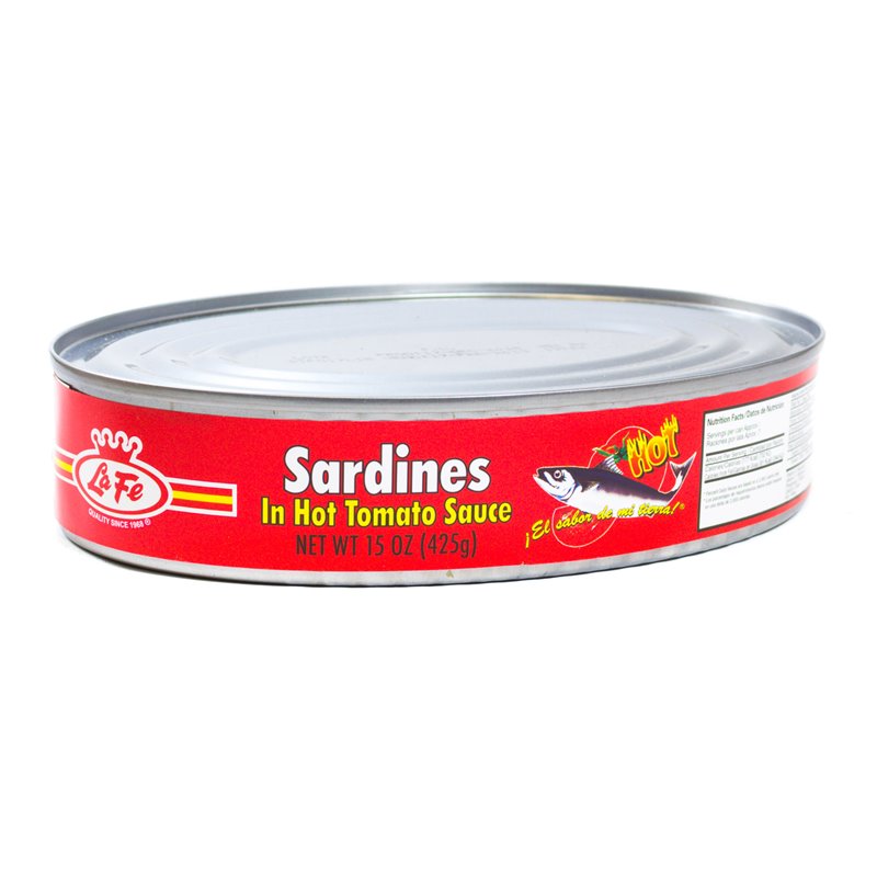 10360 - Sardines in Hot Tomato Sauce - 15 oz. - BOX: 24 Units