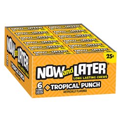 10124 - Now & Later Tropical 25¢ - 24/6pcs - BOX: 12 Pkg
