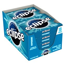 10130 - Eclipse Gum Peppermint - 8/18 Pcs - BOX: 18 Pkg