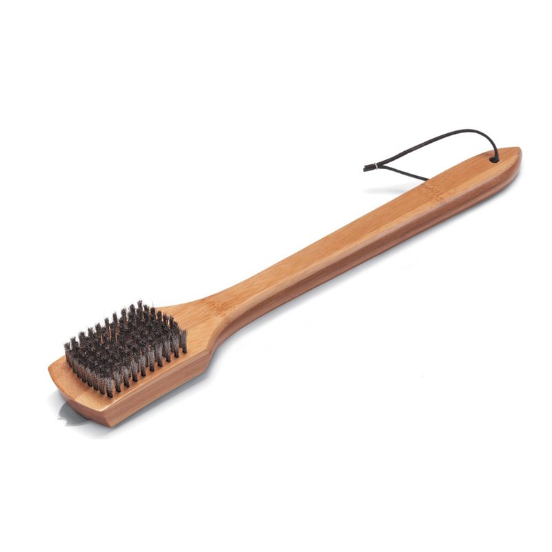 17545 - Imusa Grill Brush W/Wood Handle 18" - BOX: 