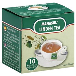 9634 - Manasul Linden Tea - 10 Bags (Pack of 24) - BOX: 