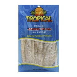 17585 - Tropical Salted Pollock Fillets ( Bacalao ) - 12 oz. - BOX: 30 Units
