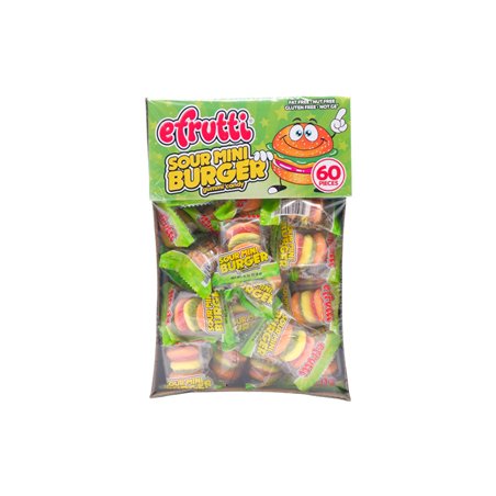 17708 - Sumthin' Sweet Mini Sour Burger - 60ct - BOX: 6 Pkg