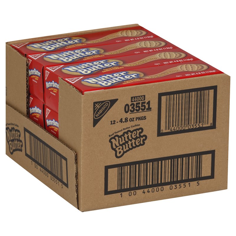 5939 - Nutter Butter Convenience Pack - 4.8 oz. (12 Packs) - BOX: 12