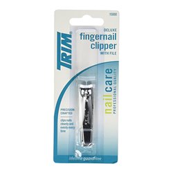 17912 - Trim Fingernail Clipper W/File ( Small ) - 6 Pack - BOX: 