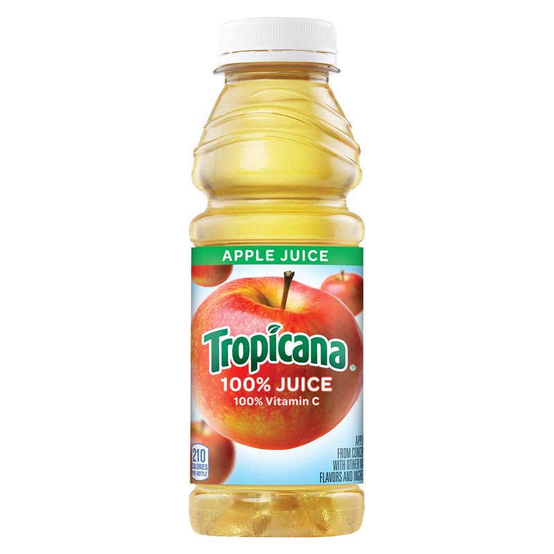11379 - Tropicana Juice Apple, 15 fl oz - 12 Pack - BOX: 12 Units