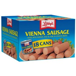 10861 - Libby's Vienna Sausage - 4.6 oz. (18 Cans) - BOX: 18