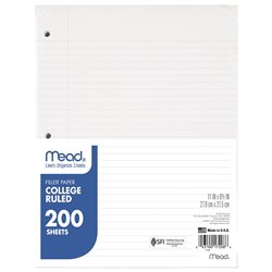 10809 - Fillet Loose Paper - 200 Sheets - BOX: 