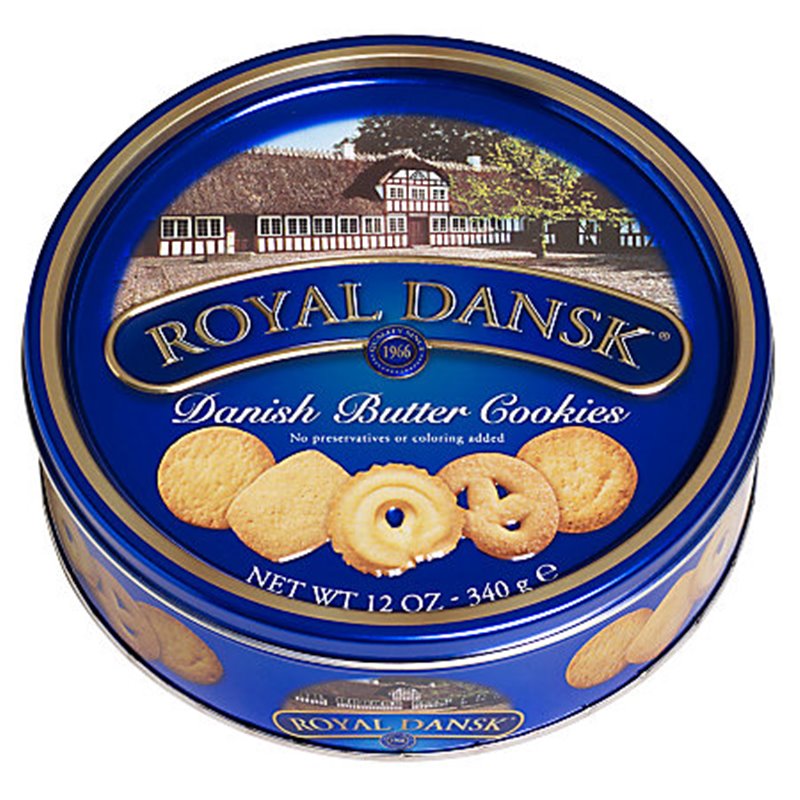 17951 - C&T Danish Style Butter Cookies - 12 oz. - BOX: 12 Units