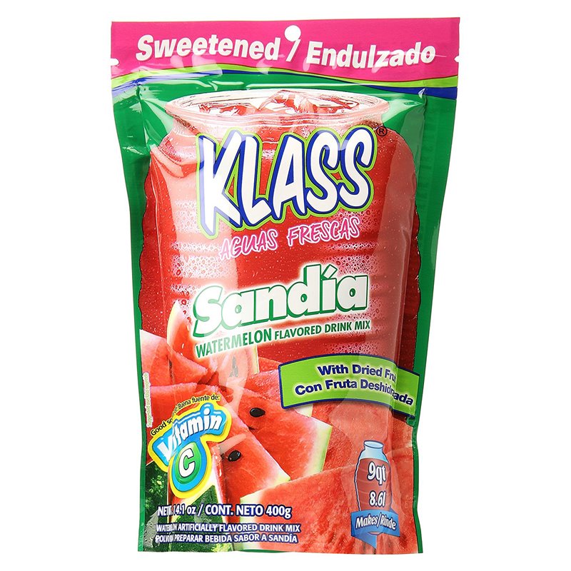 17783 - Klass Watermelon ( Sandia ) - 14.1 oz. - BOX: 18 Units