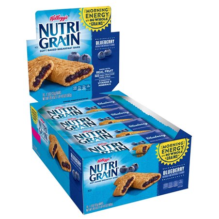 18169 - Nutri Grain Blueberry, 1.3 oz. - 16 Bars - BOX: 