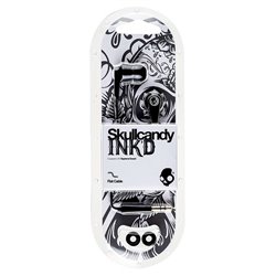 18280 - Skullcandy Ink'd Earbuds With Mic, Black - BOX: 