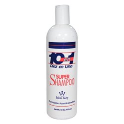 18224 - Miss Key Super Shampoo 10 en 1 - 16 fl. oz. - BOX: 24 Units