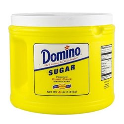 10556 - Domino Sugar ( Canister ) - 4 Lb. - BOX: 6 Units