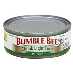 10543 - Bumble Bee Chunk Light Tuna in Water - 5 oz. - BOX: 48 Units