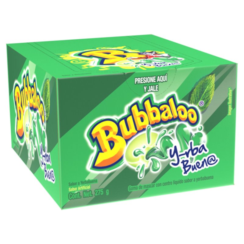 18082 - Bubbaloo Y-rba Buena - 50ct/275g - BOX: 32 Pkg
