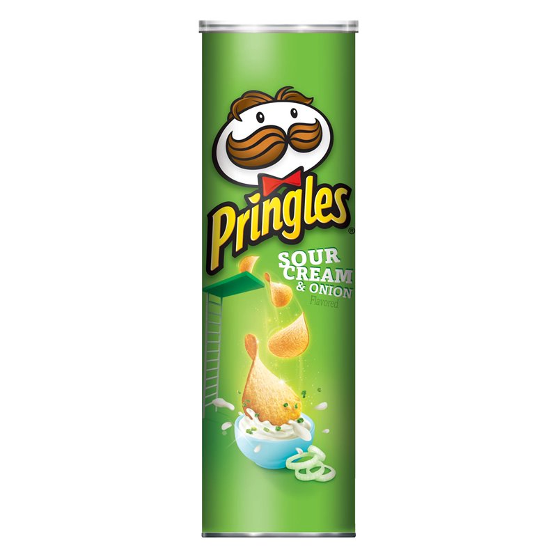 10826 - Pringles Sour Cream & Onion - 5.5 oz. (14 Pack) - BOX: 14 Units