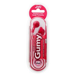 10991 - JVC Gumy Headphones, Red - BOX: 