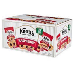10913 - Knott's Raspberry Shortbread - 36 Pack - BOX: 