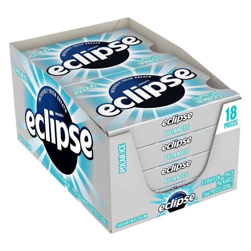 10885 - Eclipse Gum Polar Ice - 8/18 Pcs - BOX: 18 Pkg