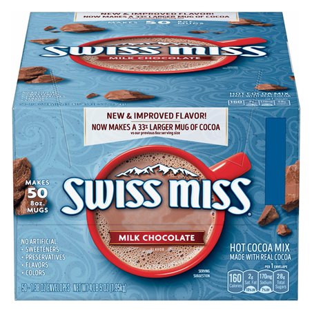 18137 - Swiss Miss Milk Chocolate - 50ct - BOX: 6 Box