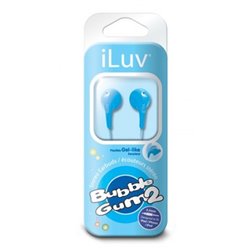 10792 - iLuv Bubble Gum2 Headphones, Blue - BOX: 