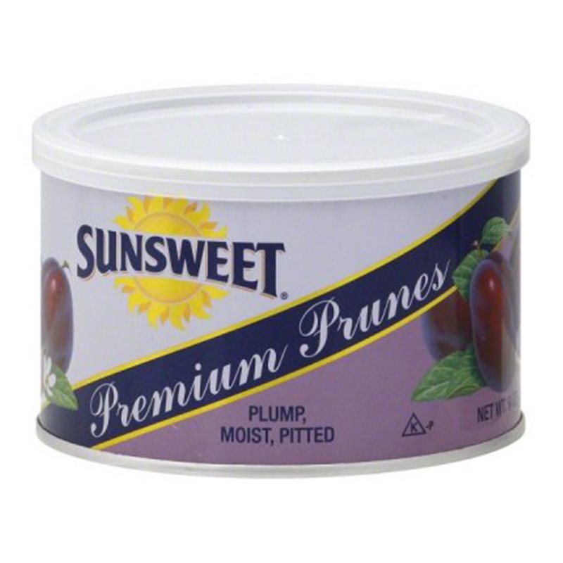 18419 - Sunsweet Pitted Prunes, 9 oz. Can - BOX: 12