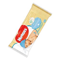 18355 - Huggies Baby Wipes Pure - 56ct - BOX: 12 Units