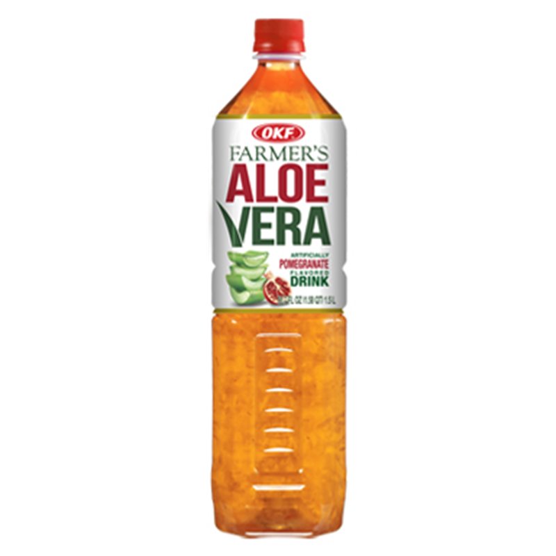 11171 - OKF Aloe Vera Drink, Pomegranate - 1.5 Lt (Case of 12) - BOX: 