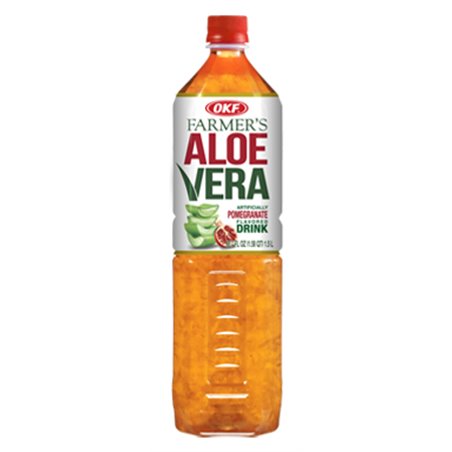 11171 - OKF Aloe Vera Drink, Pomegranate - 1.5 Lt (Case of 12) - BOX: 