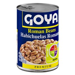 11038 - Goya Roman Beans - 15.5 oz. (Pack of 24) - BOX: 24 Units