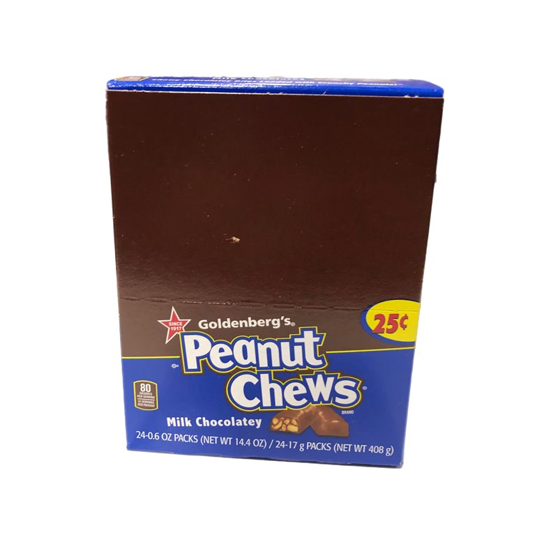 10597 - Peanut Chews Milk Chocolate 25¢ - 24ct/0.6 oz. - BOX: 12 Units