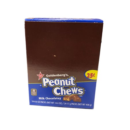 10597 - Peanut Chews Milk Chocolate 25¢ - 24ct/0.6 oz. - BOX: 12 Units