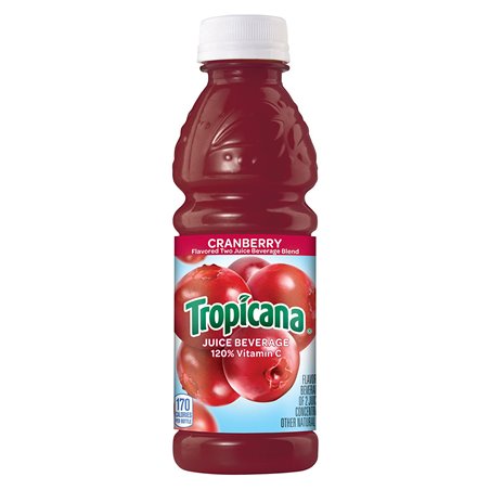 11383 - Tropicana Juice Cranberry, 10 fl oz - 24 Pack - BOX: 24 Units