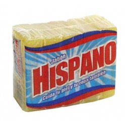 18415 - Hispano Soap,Octagonal/Pasta (Bar) - 5 Pack (Case of 10) - BOX: 10 Pkgs
